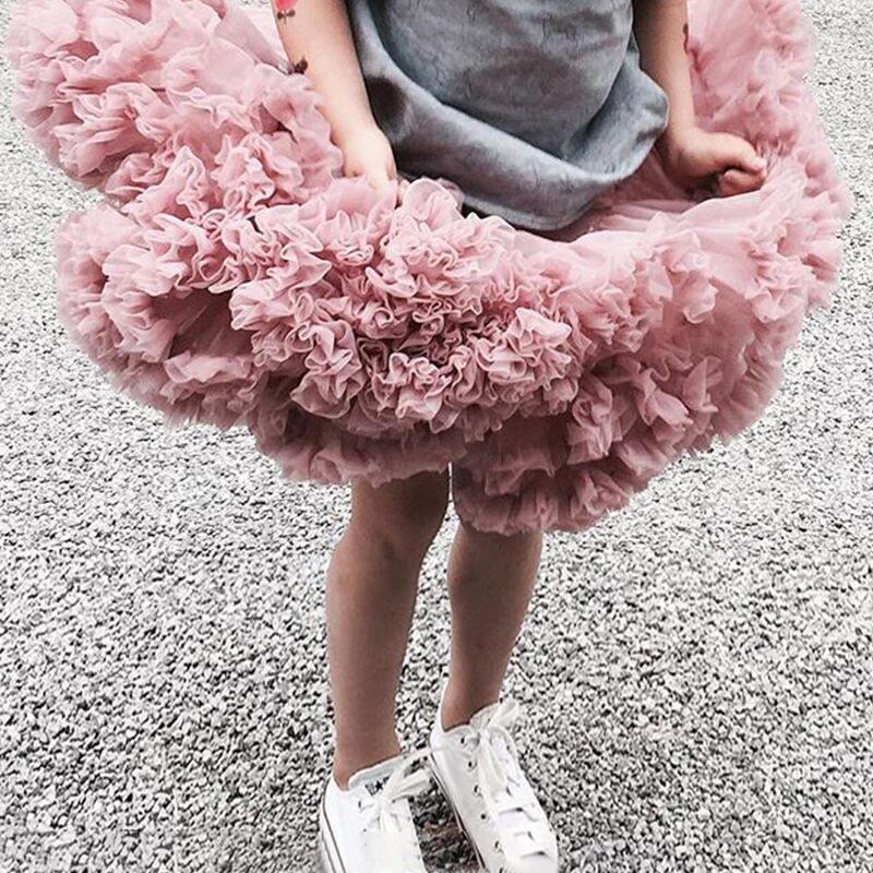 1-10 Years Girls Tutu Skirt Ballerina Skirt Kids Fluffy Skirt Ballet Ballet Skirts Ballerina Ballet Skirt Princess Girl Tulle Mini Skirt