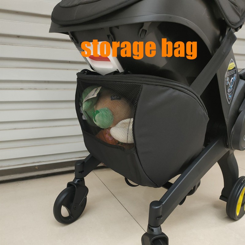 Storage Bag Essentials Bag Compatible With Donna/Foofoo Infant Car Seat Stroller Mom Bag Black Color