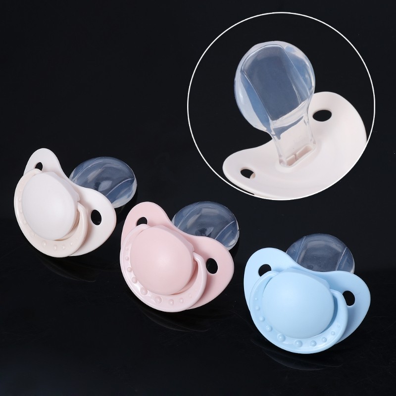 2018 custom large size food grade silicone baby adult pacifier funny parent child toys