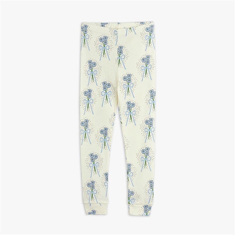 Autumn and winter girls pants boys pants flower pattern baby children's cotton pants