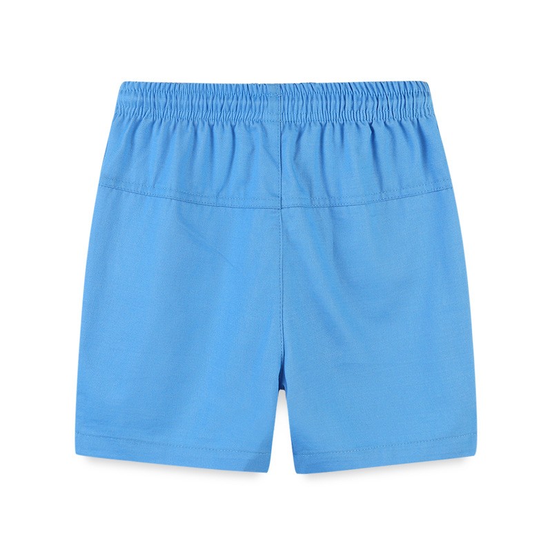 New summer children's clothing shorts boys woven casual pants side slash pocket baby five-point children's shorts