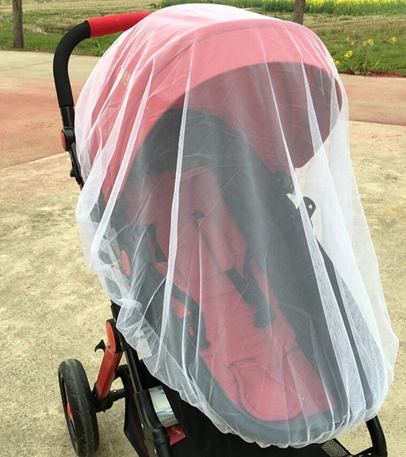 Mesh On Stroller Infant Baby Stroller Accessories Mosquito Net Protection Kids Pushchair Fly Midge Insect Bug Cover