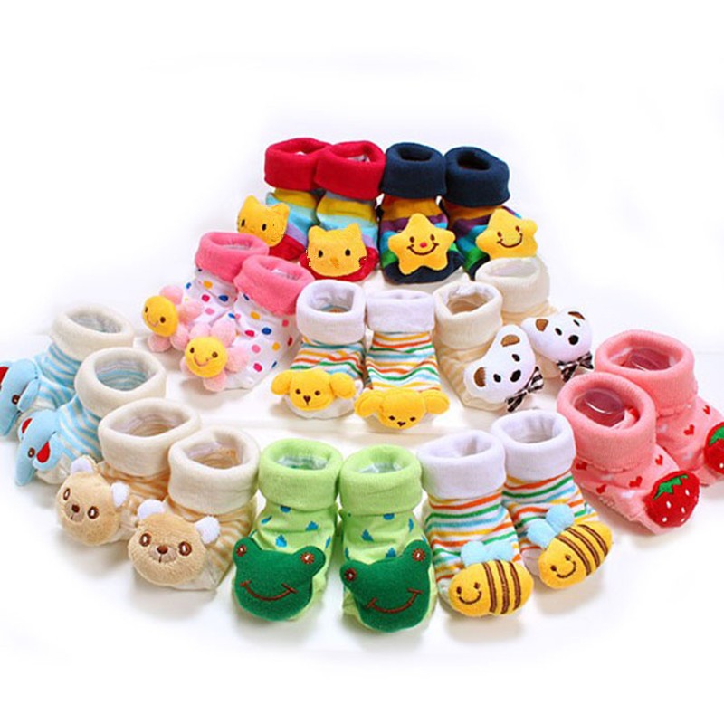 Baby Socks Newborn Cartoon Animal Floor Socks Anti Slip Kids Cotton Shoes Boots Autumn Winter Socks for Children Boy Girls Socks