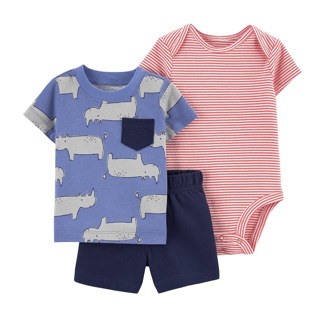 Newborn casual clothes outfit cute baby boys romper short sleeve shorts travel suit spring summer girls outdoor sports wear