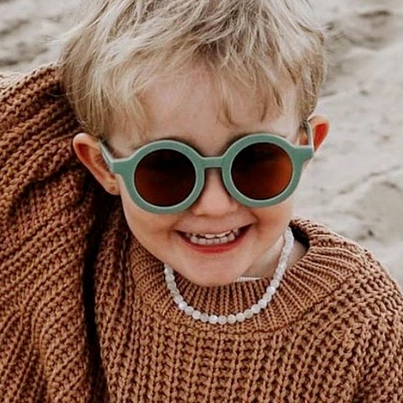 Kids Sunglasses Cute Round Sunglasses Child Colorful Toddler Glasses Eyewear UV400 Protection For Children Boys Girls