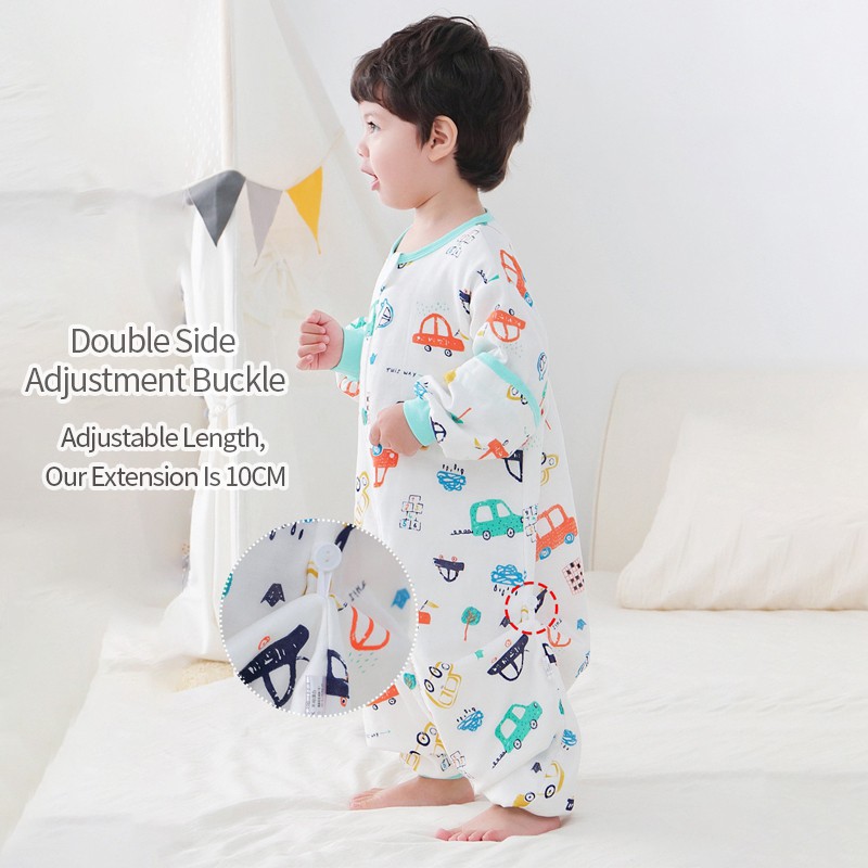 Summer Spring Baby Sleeping Bag Cartoon Split Leg Sleepsacks Toddler Boy Girl Sleeping Bag Children's Pajamas Saco De Dormir