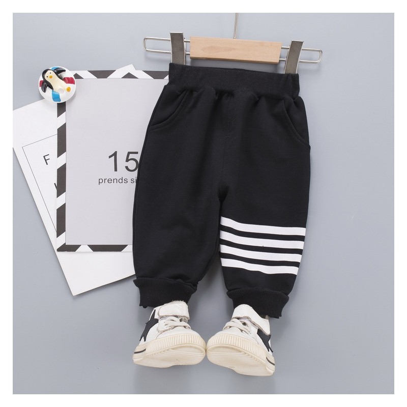 OASHTH Boys and Girls Spring and Autumn Casual Trousers Baby Loose Sports Pants Children's Clothing