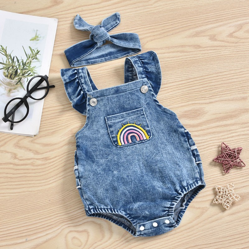 Fashion Baby Boys Clothes Bodysuit Sash Sleeveless Summer Baby Girls Clothes Newborn 0-18 Months