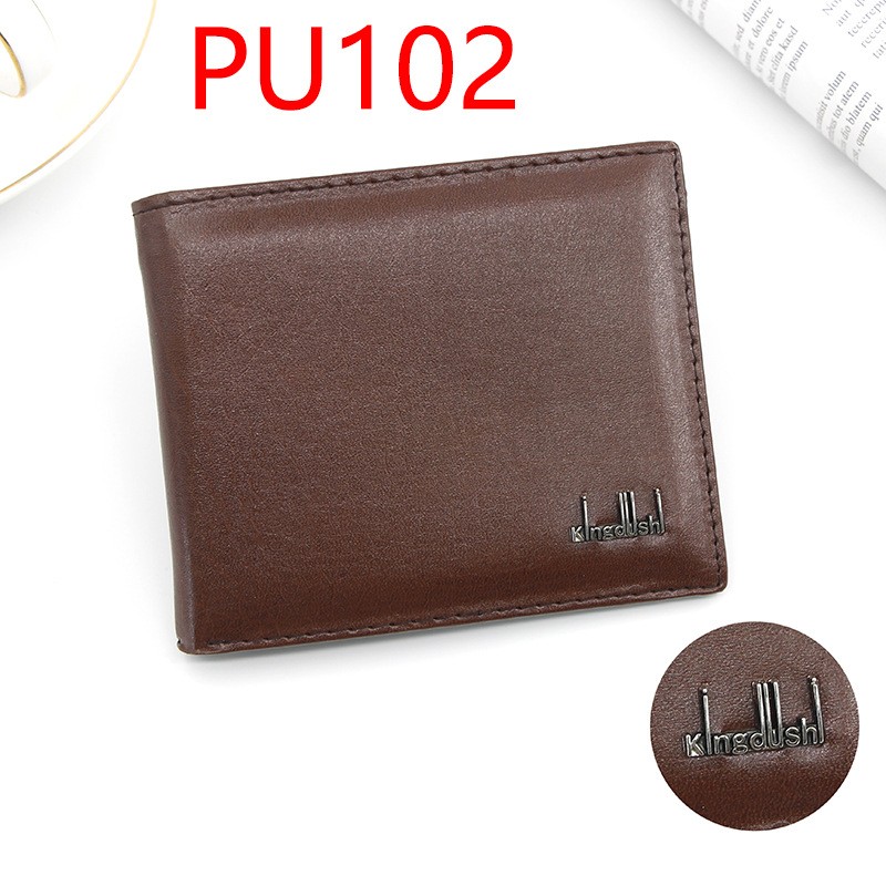 Business Men's Leather Wallets PU Leather for Men Credit ID Card Holder Solid Wallet Pockets Bags carteira portfel cartera hombre