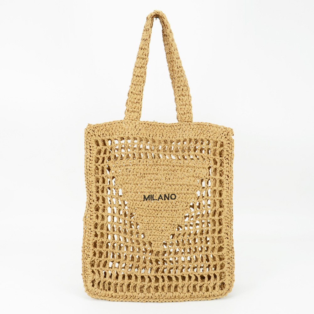 2022 designer brands hollow letters raffia straw tote fashion leaf woven shoulder bags women summer beach handbag leisure bag