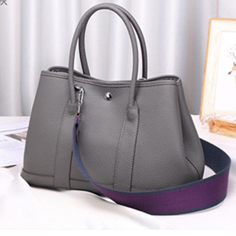 2020 100% Genuine Leather Luxury Women Tote Bag Famous Brand Garden Party Handbag Cowhide Bag Lady Classic Shoulder Bag