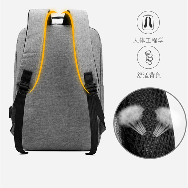 Men's Backpacks 15.6 Inch Laptop Bags USB Charging Large Capacity School Backpack Travel Daypack Mochila Shoulder Bags Sac