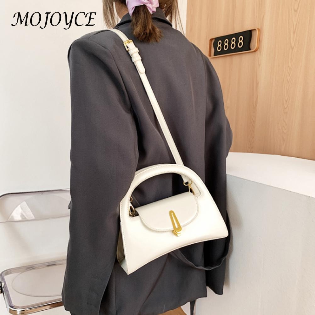 PU Leather Solid Color Flap Messenger Bag Design Lady Casual Flap Crossbody Bag For Women Christmas Gifts