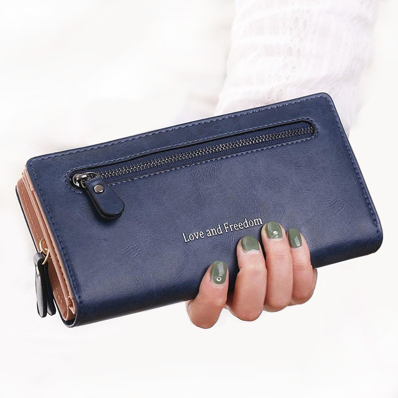 Fashion Women Wallets Card Holder Fashion Lady Purses Money Bags Coin Purse Woman Clutch Long Zipper Purse Burse Bags