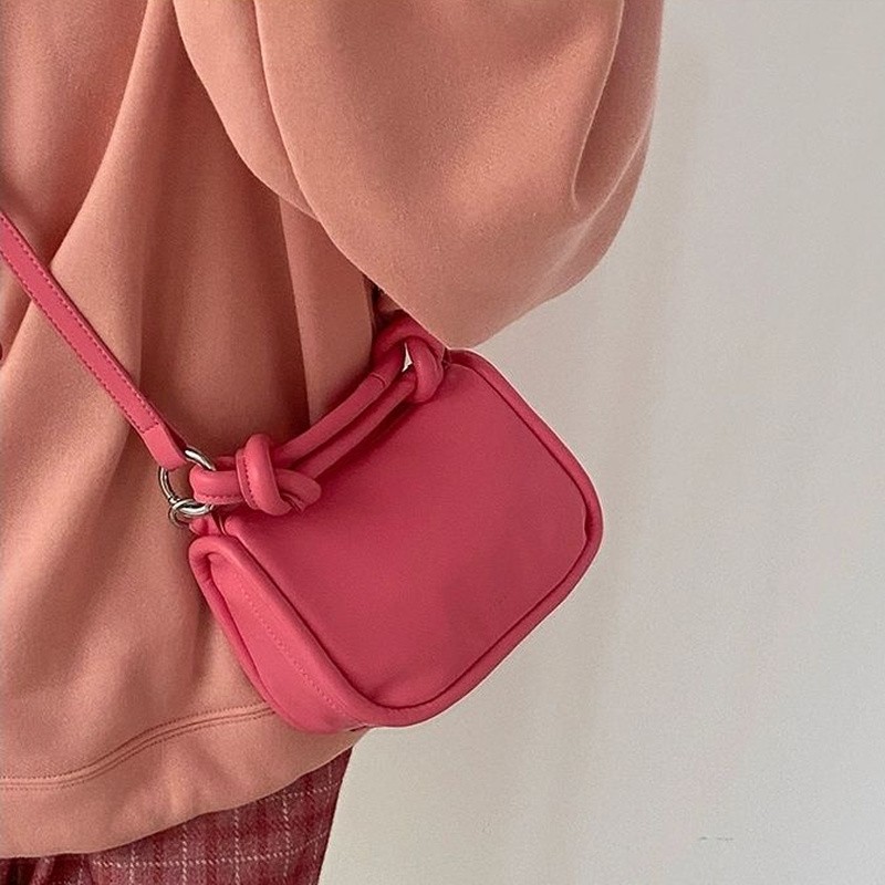 Xiuya casual shoulder bag female 2022 fashion solid candy color crossbody bags for women mini phone handbag women pouch