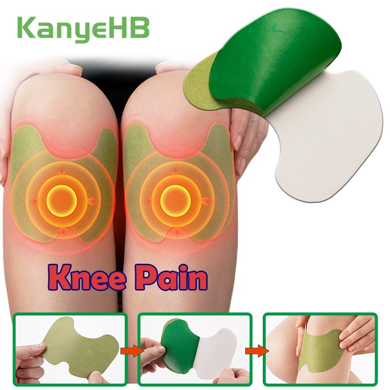 6pcs Knee Joint Pain Plaster Chinese Wormwood Extract Sticker for Joint Pain Rheumatoid Arthritis Pain Relief Patch A176