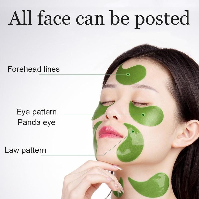 60pcs Natural Avocado Collagen Mask Moisturizing Gel Eye Patches Remove Dark Circles Anti Age Bag Eye Wrinkle Skin Care