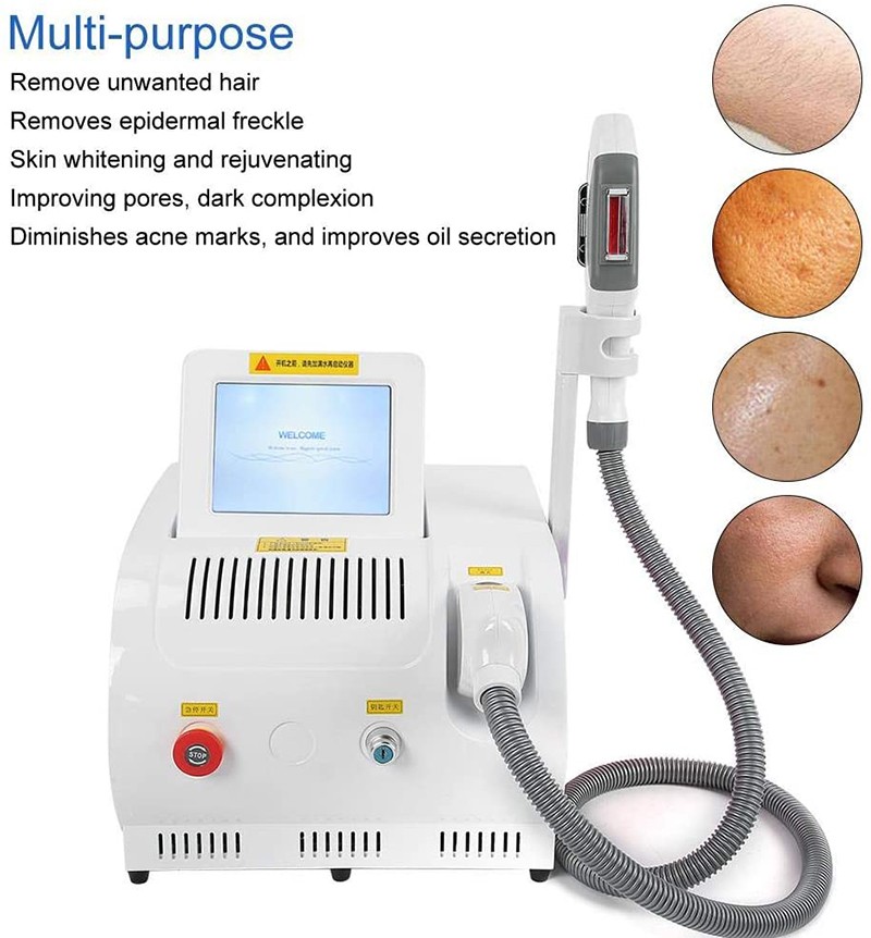 Portable OPT SHR IPL Laser Hair Removal Machine, Beauty Equipment, Skin Care Rejuvenation