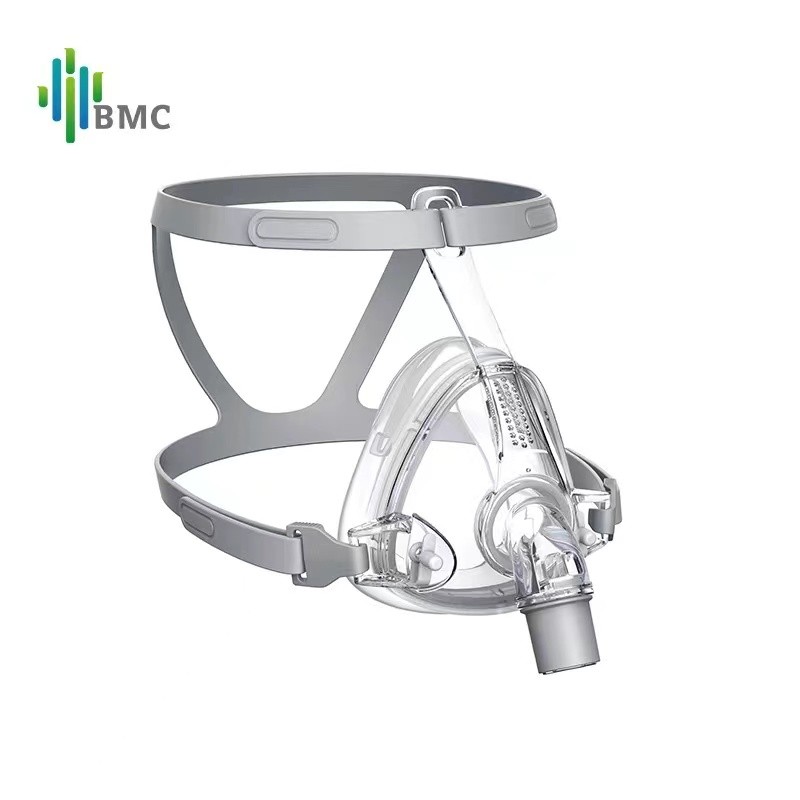 BMC FM1/FM2/F1A/F1B/F4 Full Face Snoring Mask Apply to CPAP BiPAP Medical Material Size S/M/L with Headwear Free Shipping