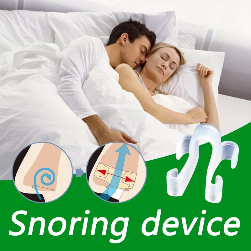 1/4pcs Magnetic Silicone Anti Snoring Stop Snoring Nose Clip Sleep Tray Sleep Help Sleep Apnea Protect Night Device