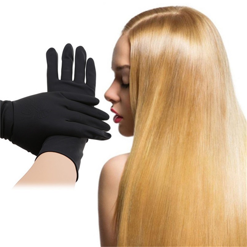 Black Hair Styling Glove Accessories High Quality Hair Straightener Perm Curling Hair Styling Heat Resistant Gloves