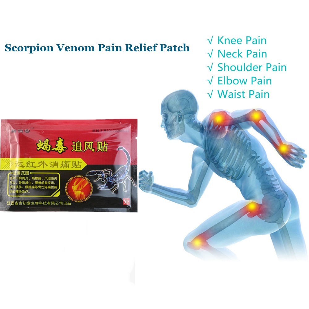 8/16pcs Knee Pain Relief Patch Scorpion Venom Extract Chinese Medical Plaster Arthritis Relieve Health Care Sticker