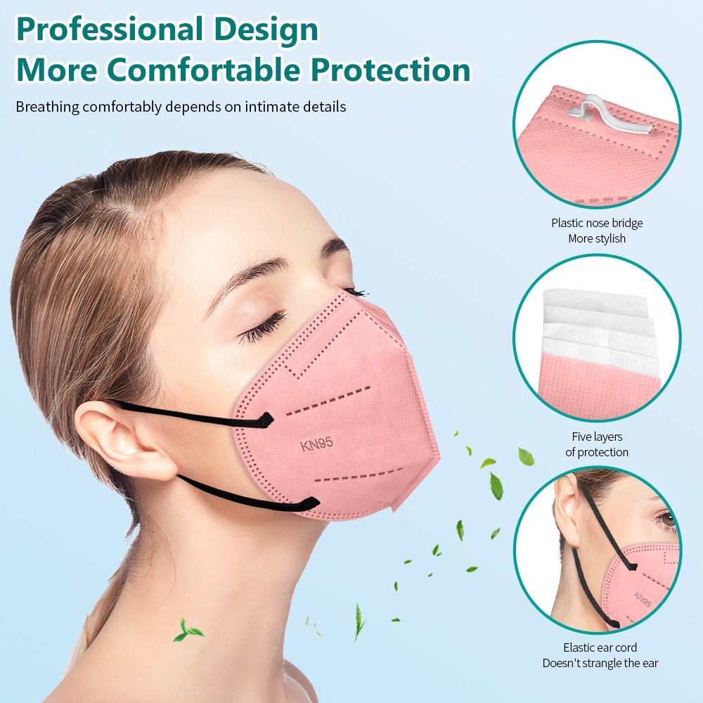 10-100pcs FFP2 Mask Respirator KN95 Mascarilla Morandi Fpp2 homology ada 5 Ply Mascarillas FP2 Masks Adult Face Anti Dust FFP3