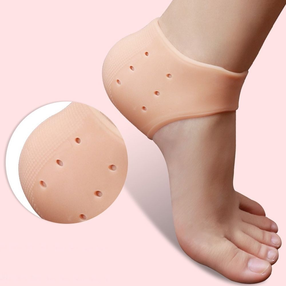 1 Pair Silicone Feet Heel Protector Anti Slip Pain Relief Anti Cracking Foot Health Care For Men Women High Heel Shoes Protection Cover