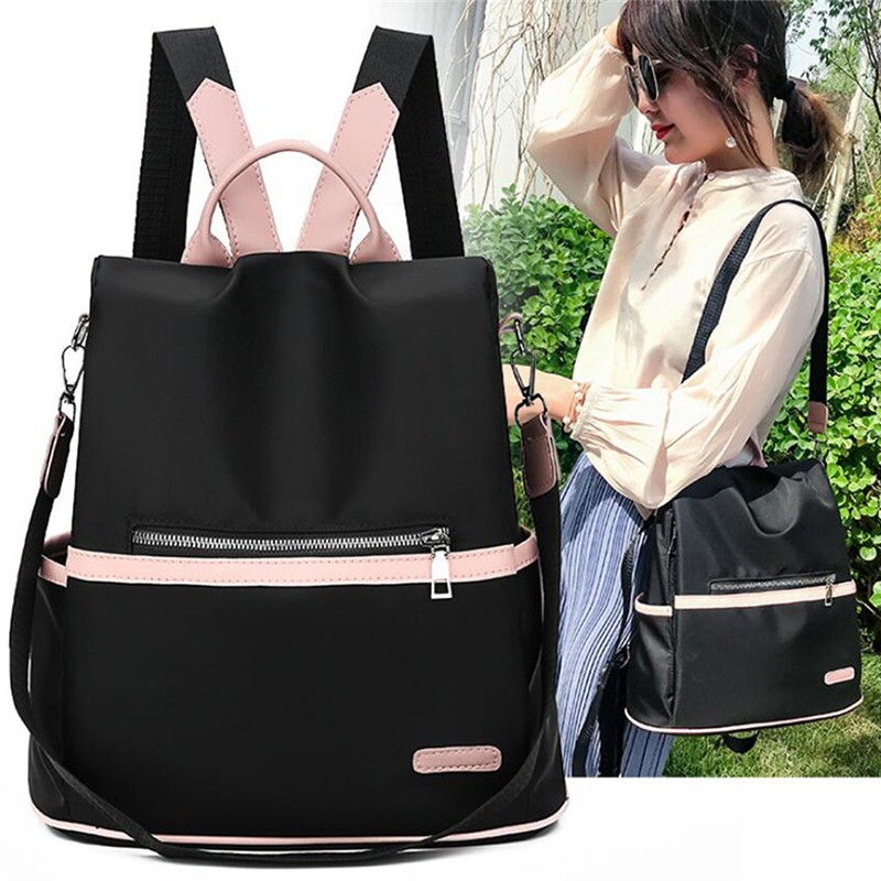 Fashion Oxford Women Backpack Waterproof Backpack For Teenage Girls Pink School Backpack Women Travel Bag