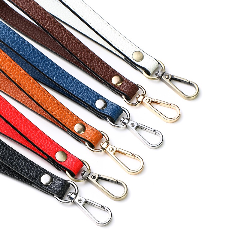 All-match mini bag belt purse belt women's wrist bag belt solid color women's simple handle purse belt bag replacement