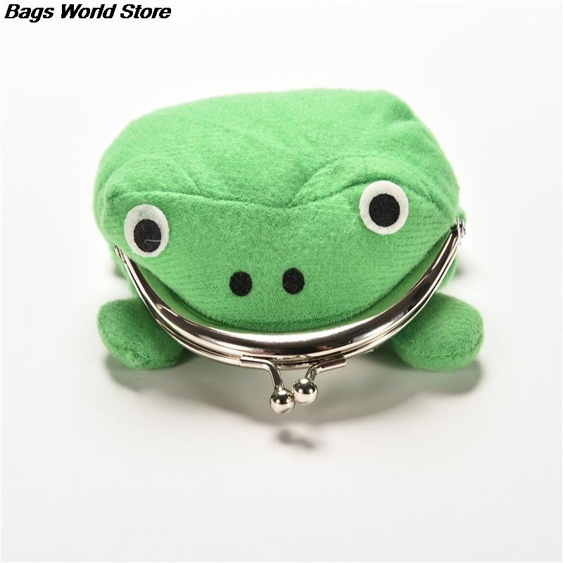 Hot Sale Frog Wallet Anime Cartoon Wallet Coin Purse Manga Flannel Wallet Cute Purse Naruto Coin Holder 1pc