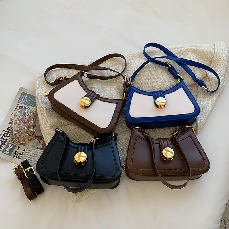 2022 Underarm Bag for Women High Quality PU Leather Crossbody Bag for Woman Fashion Spring Women Handbag Casual Shoulder Bag