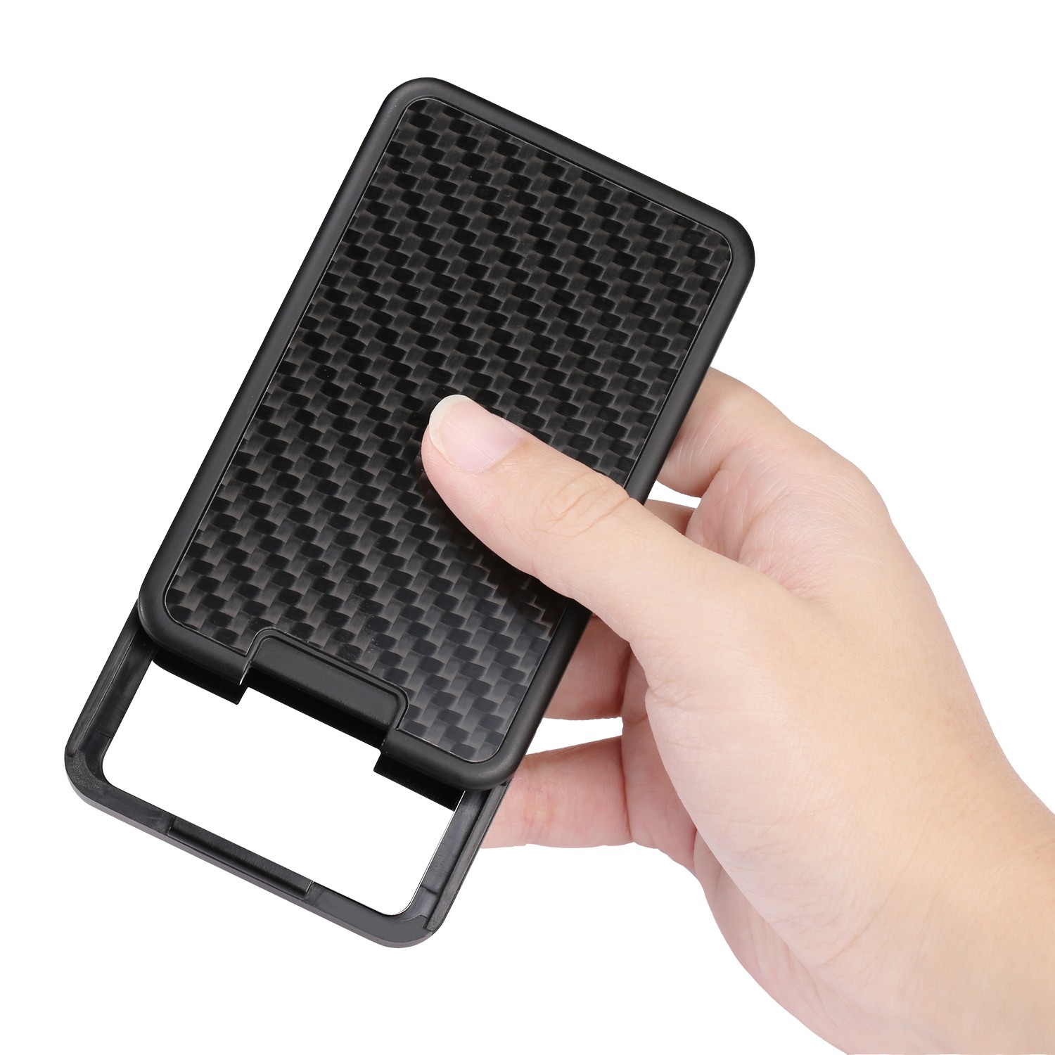 Carbon Fiber Wallet With RFID Lock For Men Women Card Holder Wallet 2019