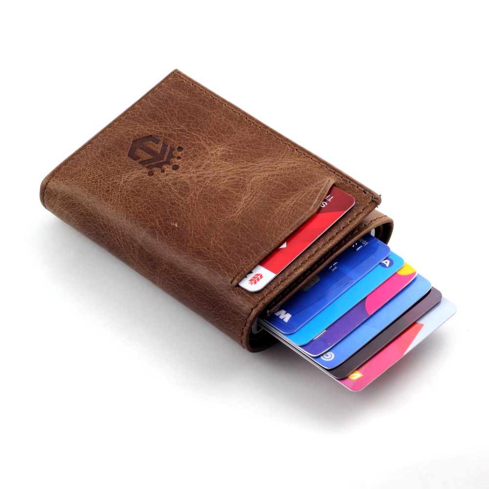 smart wallet business card holder genuine cowhide handmade smart automatic card holder men gift distributions card holder wallet wallet men card holder purse cards wallet money purse men's wallet id card holder men's wallets