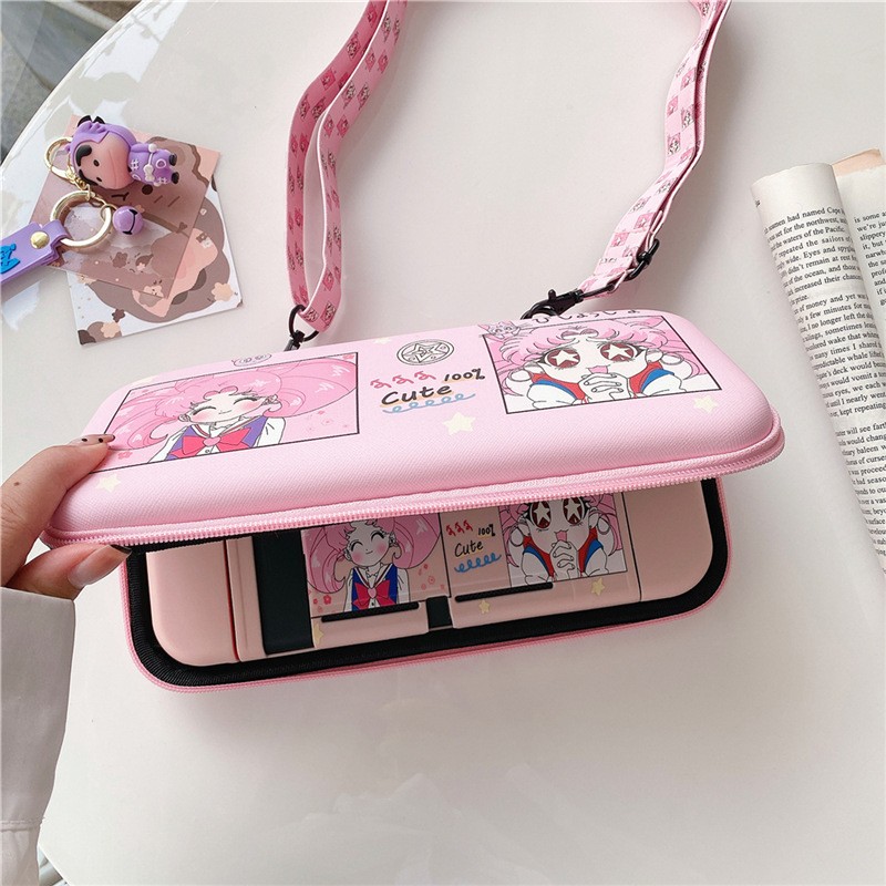 Sailor Moon Nintendo Switch Split Game Console Shell Protection Soft Cover NS Palm Game Color Shell Storage Bag