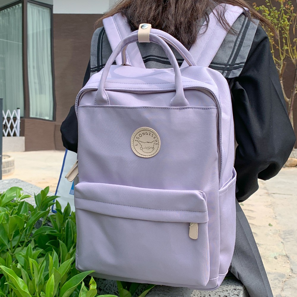 Cool Female Student Fashion Backpack Waterproof Cute Women School Bag Lady Laptop White Book Kawaii Girl College Backpack Travel