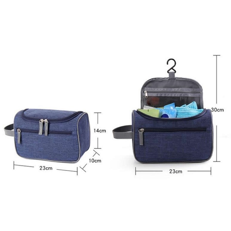 Toiletry Bag Men Women Large Travel Bag Zipper Cosmetic Bag Makeup Organizer Storage Bag Wash Kit Bathroom Box