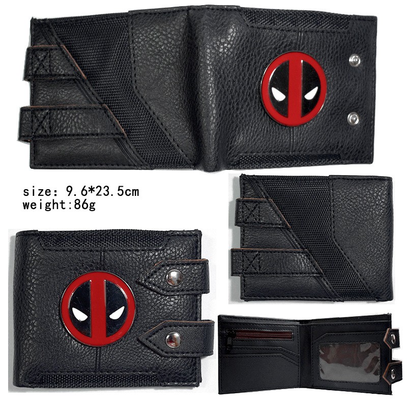 Deadpool - New Design Men's and Women's Wallet, Bifold Wallet with ID Card Slot, Cartoon