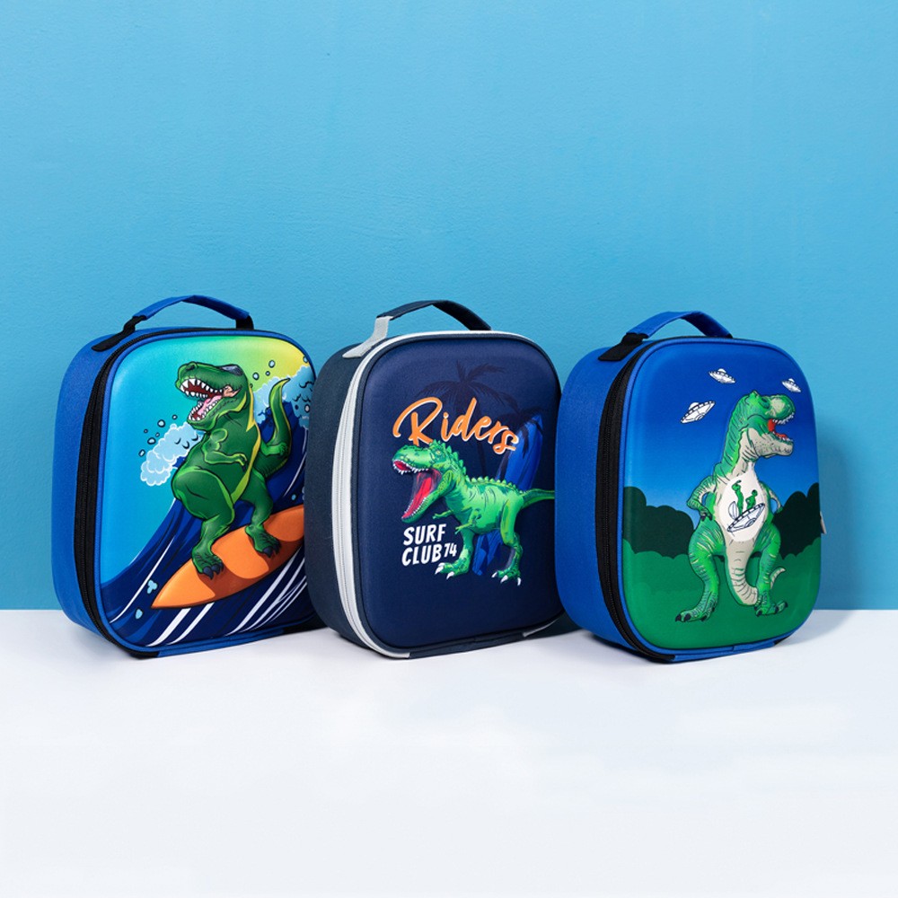 Cartoon Lunch Carrying Cooler Bag Portable Insulated Box Thermal Window Fridge Container School Picnic For Student Kids Travel Lunch Box