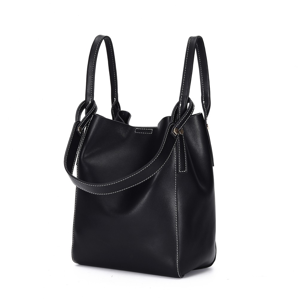 2022 New Original Women's Bag One Shoulder Soft Leather Bucket Bags