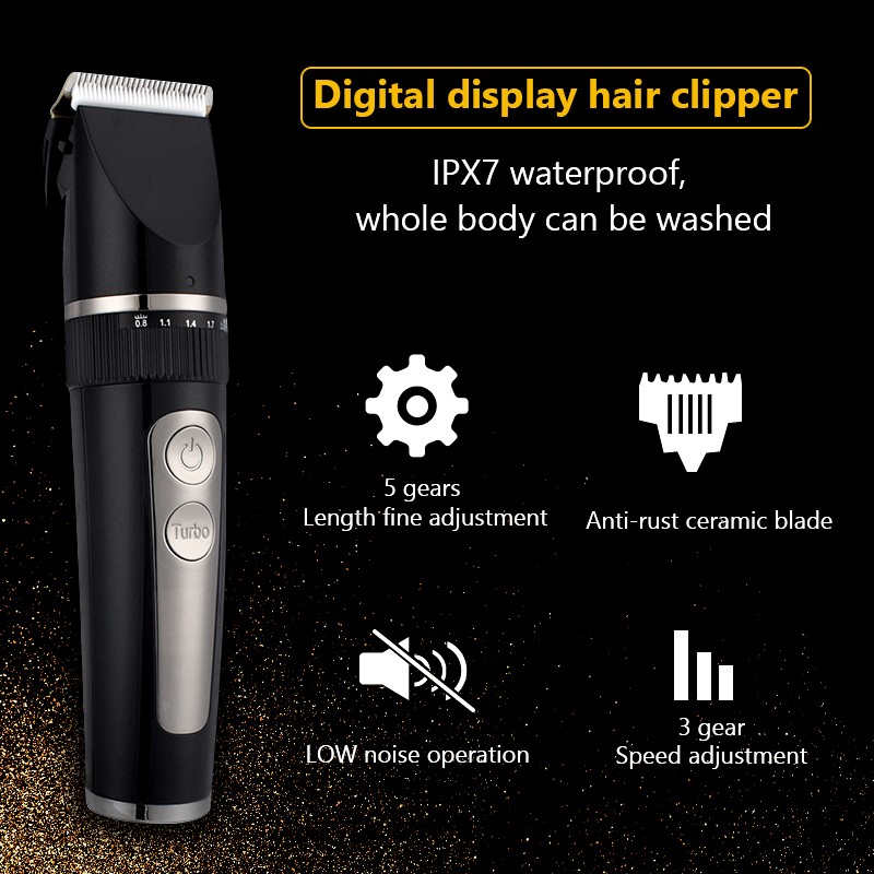 Professional hair clipper for men rechargeable electric razor hair trimmer hair cutting machine beard trimmer fast shipping