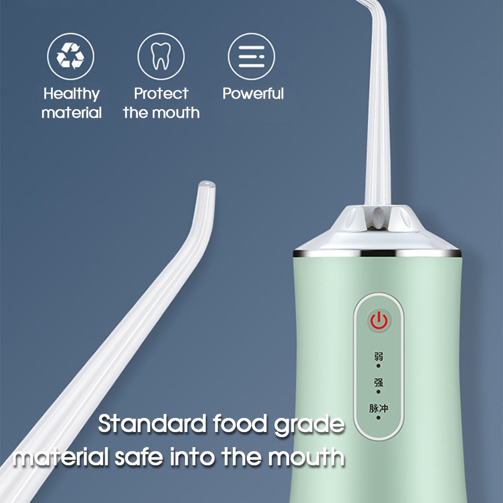 Boi 4 Nozzle Jet Water Replacement Pulse Dental Flosser Portable Smart Electric Oral Irrigator Dental Cleaning IPX7 240ml