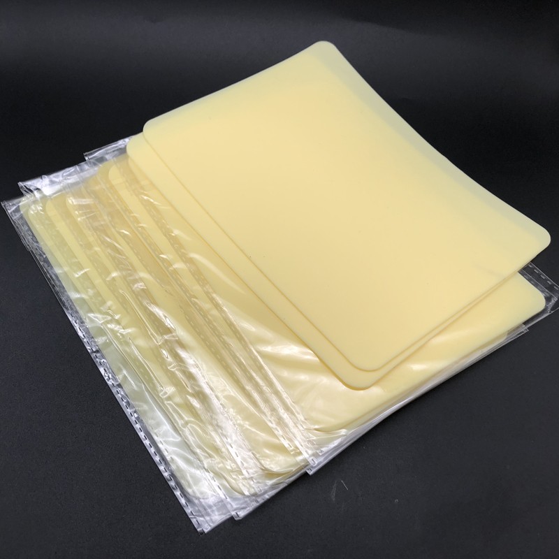 Double Sided Soft Silicone Tattoo 3/5/10/15/30pcs Exercise Pads White Material For Microblading On Skin