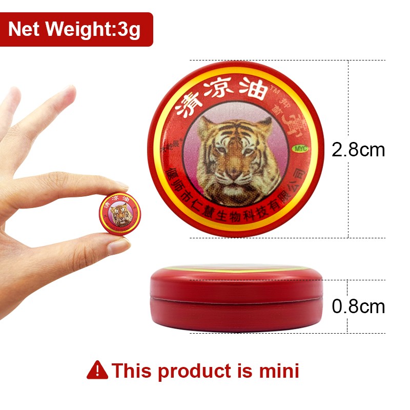 3/9pcs Red Tiger Balm Ointment Muscle Back Neck Relieve Headache Pain Relief Cold Cream Body Massager Anti Itching Plaster