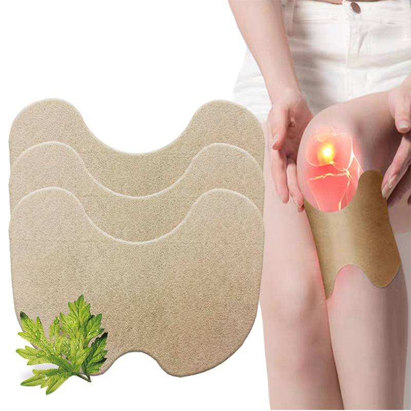 24pcs Medical Knee Pain Plaster Natural Wormwood Extract Knee Joints Pain Sticker Body Rheumatoid Arthritis Pain Relief