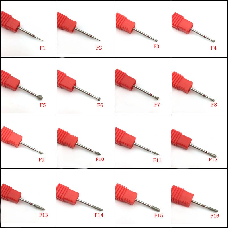 23 Types Diamond Nail Drill Bit Manicure Table ony Clean Nail Safety Bits Nail Drill Machine Accessories Cuticle Removal Tools