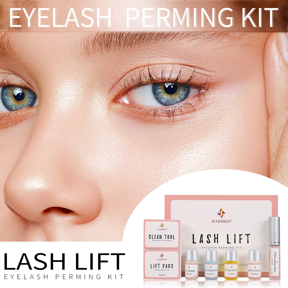 Dropshipping ICONSIGN Eyelash Lift Kit Eyelashes Perm Lash Living Eyelash Enhancer Kit Eyelashes Eye Makeup Fast Delivery,Can Do Your Logo