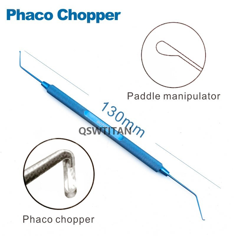 Phaco - chopper with manipulator, sinskey spoon, hook, ophthalmic instrument, double eyelid, surgical instruments