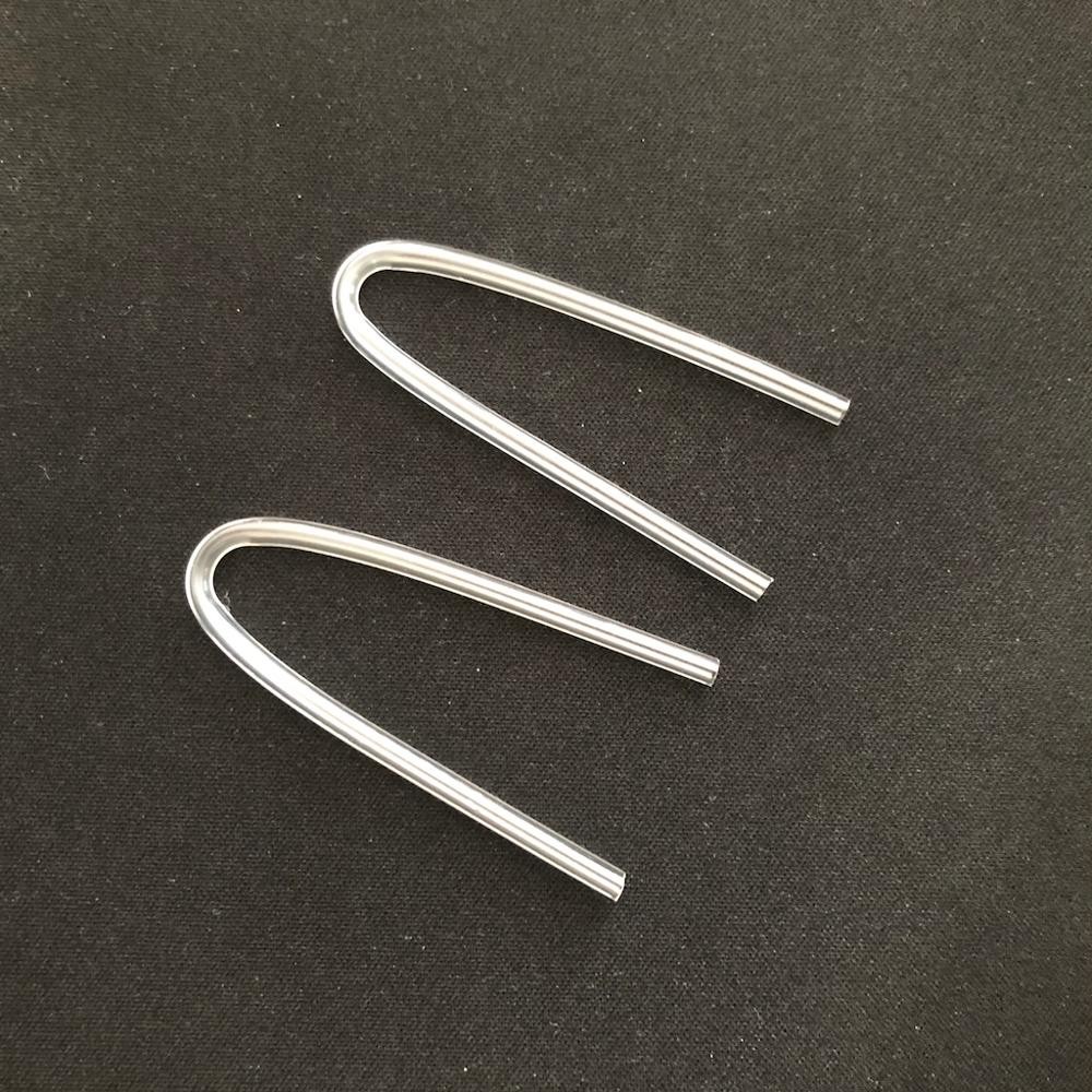 100pcs ForSound Made Preformed BTE Hearing Aid Earmold Tubing Bent Tubing PVC Tube Tubing Choose From 3.6mm 3.3mm 3.1mm OD