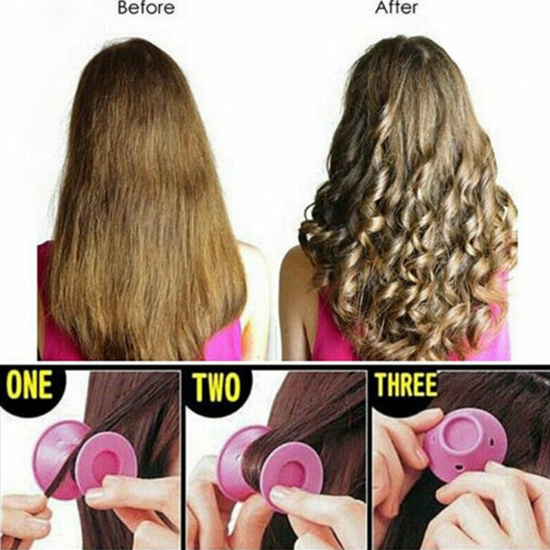 10/20/set Soft Rubber Magic Hair Care Rollers Silicone Hair Curler No Heat No Clip Hair Styling Curling DIY Tool for Hair Curler